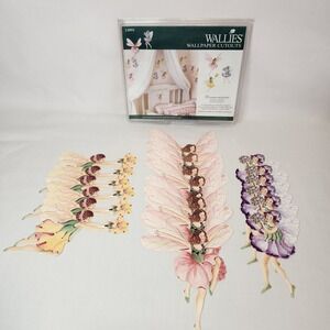 Wallies Fairies Wallpaper Cutouts 20pc Pre-Pasted Vinyl Decals *Partial Pack*